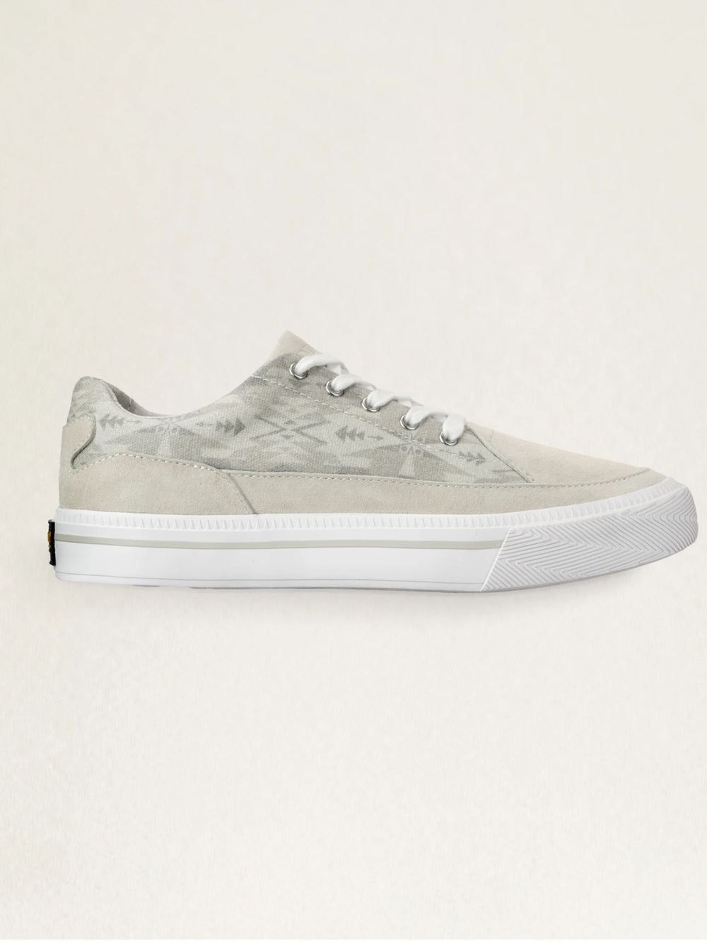 Pendleton Womenโs Tonal Tucson Vulcanized Suede Canvas Sneakers Size 7